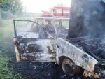 Вчера вечером около 20.50 в Льговском районе в деревне Сугрово загорелся автомобиль