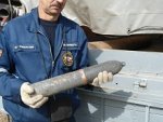 Сегодня в Фатежском районе в селе Головинка обнаружили 75-миллиметровый снаряд времен Великой Отечественной войны