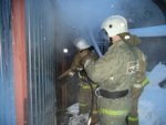 Сегодня третьего февраля около 11.15 в Курске на улице Мирная загорелся строительный вагончик