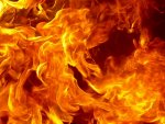 Пожар в Курской области: сгорел дотла жилой дом