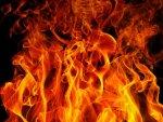 О пожаре в Курской области: в Золотухино горел дом