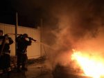 Пресс-служба ГО и ЧС КО: в Курске сгорел автомобиль «ВАЗ»